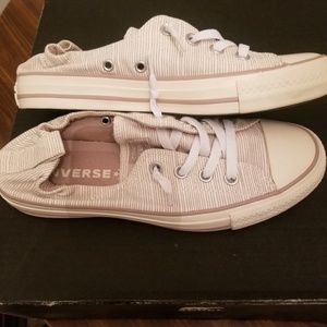 Converse tan and cream shorelines